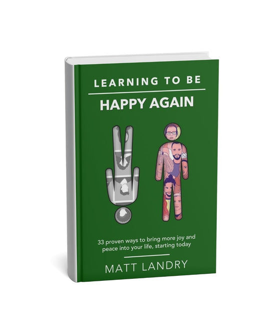 Learning to be Happy Again: 33 Proven Ways to Bring More Joy and Peace into Your Life, Starting Today!  - Paperback Book